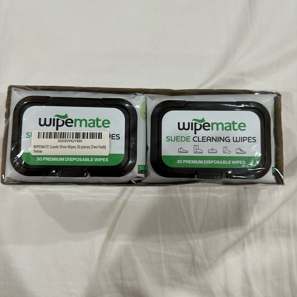 Wipemate Suede Cleaning Wipes for Shoes, Boots, Jackets, Leather, Uggs